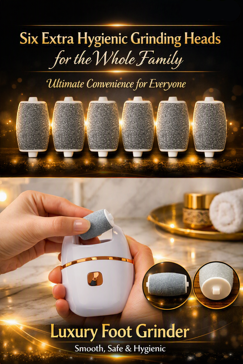 PrimeSole™ Electric Foot Grinder